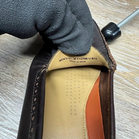 Cole Haan Grand Os Brown Leather Loafer Men's Size 10.5 - Picture 5 of 7